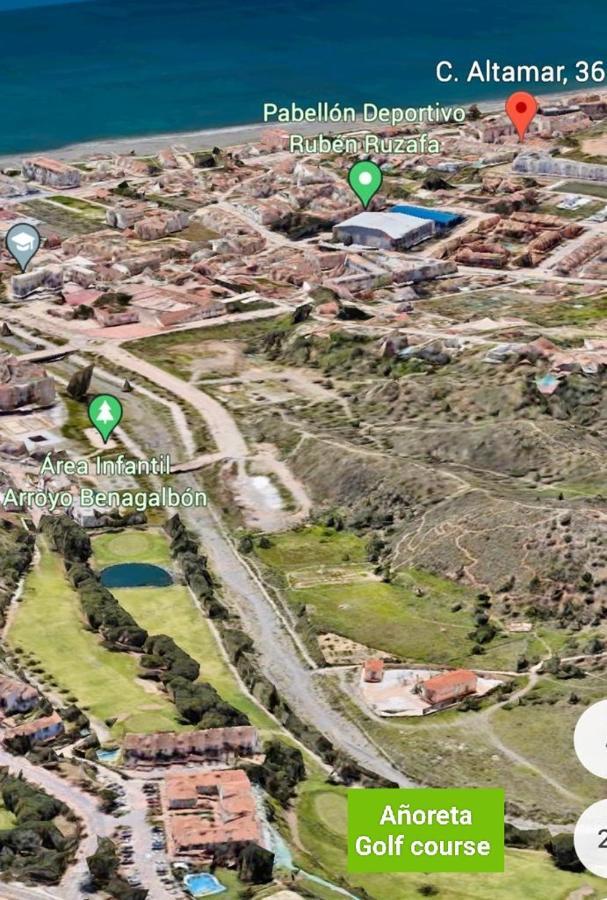 Апартаменты Atico Con Piscina, Golf, Vistas Al Mar Торре-де-Бенагальбон Экстерьер фото